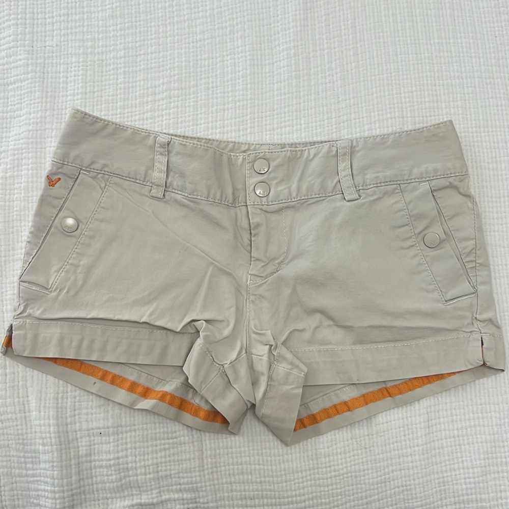 Vintage American Eagle casual beige shorts size 2